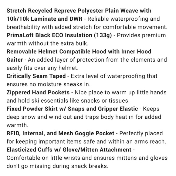 Spyder Boys Ski Challenger Jacket & Ski Bib Pants Red Black Snow Winter Set 3T - Picture 13 of 14